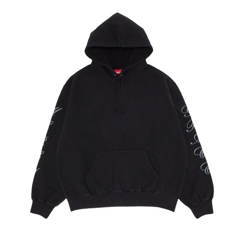 Supreme Patches Spiral Hooded Sweatshirt - SS23SW64 BLACK