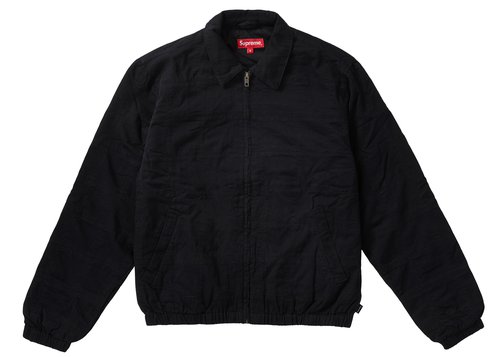 Supreme Patchwork Harrington Jacket - Black