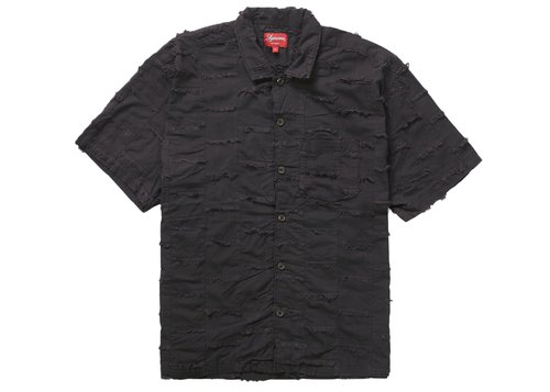 Supreme Patchwork Short Sleeve Shirt - Black