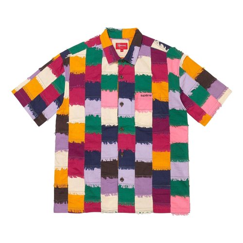 Supreme Patchwork S/S Shirt - Multi-Color - SUP-SS23-155