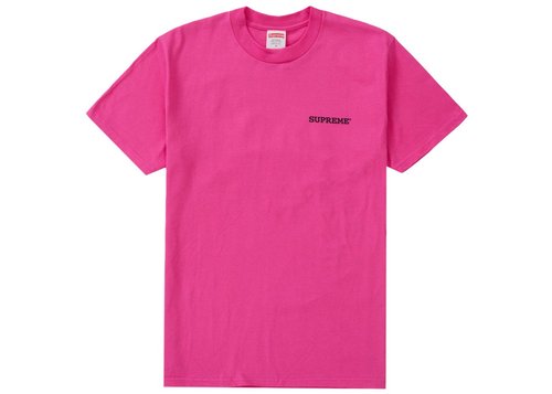 Supreme Patchwork Tee Shirt - Fuchsia