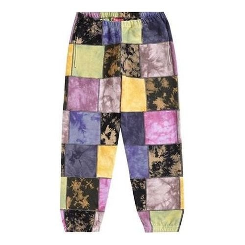 Supreme Patchwork Tie Dye Sweatpants - Multi-Color - SUP-SS19-10179