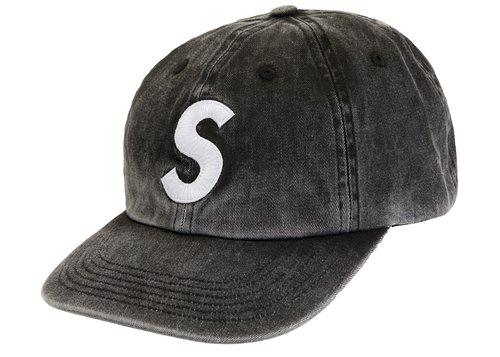Supreme Pigment Print S Logo 6Panel - Black