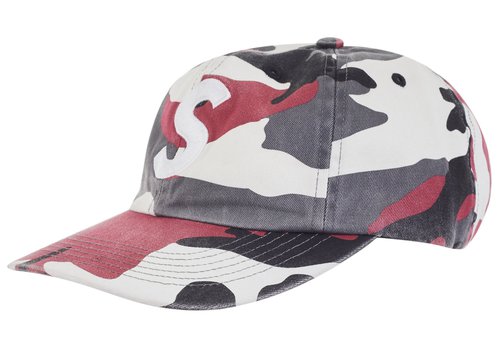 Supreme Pigment Print S Logo 6Panel FW23 - Red Camo