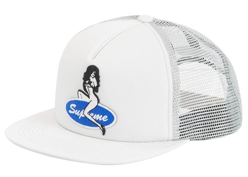 Supreme Pin Up Mesh Back 5Panel FW23 - Grey