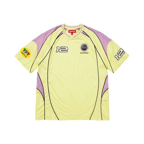 Supreme Piping Soccer Jersey - FW25KN82 PALE YELLOW
