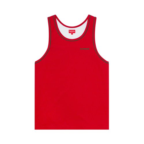Supreme Piping Tank Top - SS20KN74 RED
