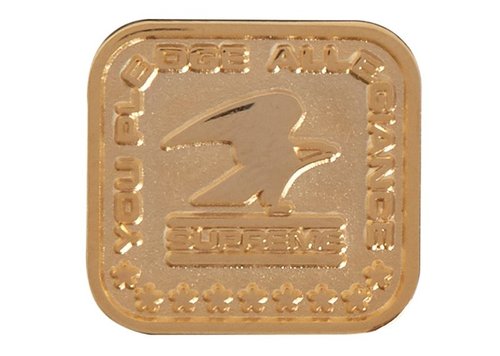 Supreme Pledge Allegiance Pin FW19 - Gold
