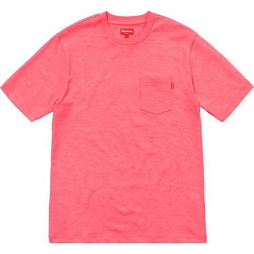 Supreme Pocket Tee Shirt SS18 - Hot Pink
