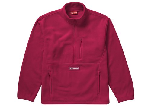 Supreme Polartec Half Zip Pullover FW21 - Magenta