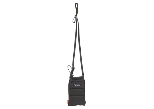 Supreme Puffer Neck Pouch - Black