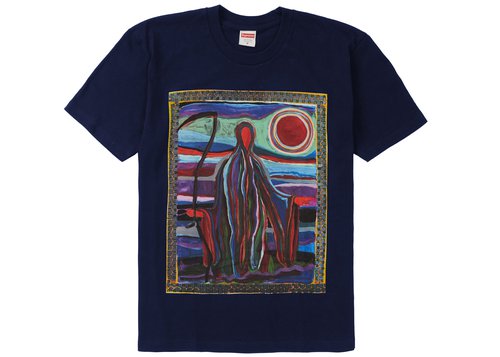 Supreme Reaper Tee Shirt - Navy Blue