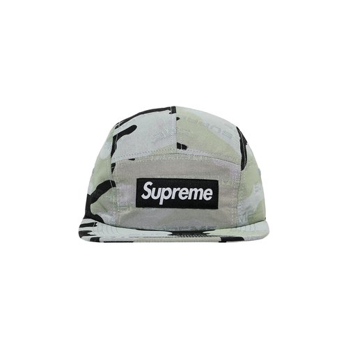 Supreme Reflective Jacquard Camp Cap - FW24H18 ARCTIC WOODLAND CAMO