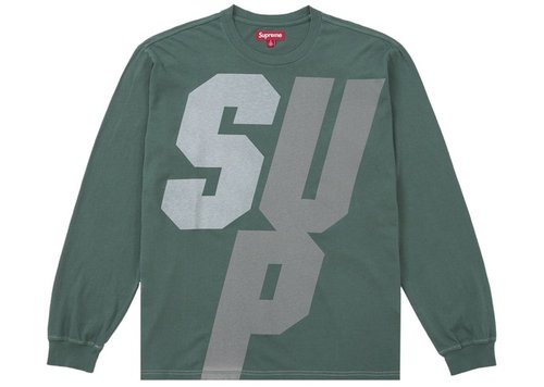 Supreme Reflective Long Sleeve Top - Green