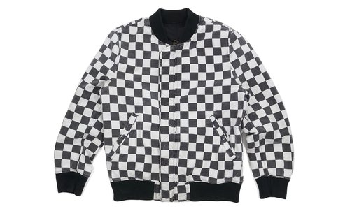 Supreme Reversible Checkered Ma1 Bomber Jacket - Black