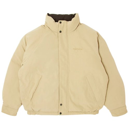 Supreme Reversible Down Puffer Jacket - SS24J27 TAN