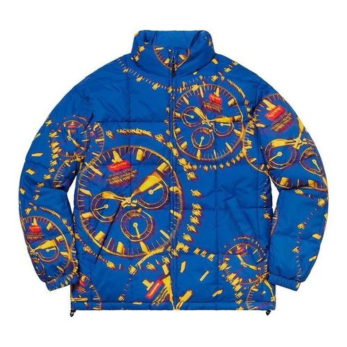 Supreme Reversible Puffy Jacket - Blue/Gold - SUP-FW20-148