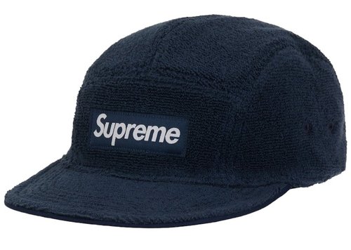 Supreme Reversible Terry Camp Cap 'Black' - SS25H35 BLACK