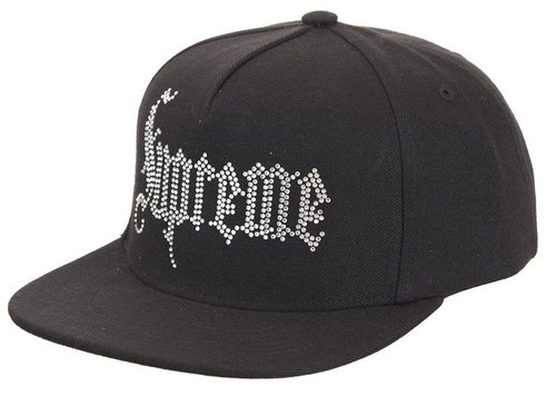 Supreme Rhinestone 5Panel - Black