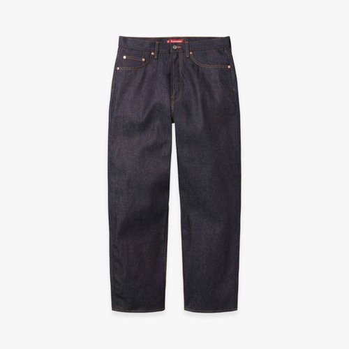 Supreme Rigid Baggy Selvedge Jean Rigid Indigo FW23 