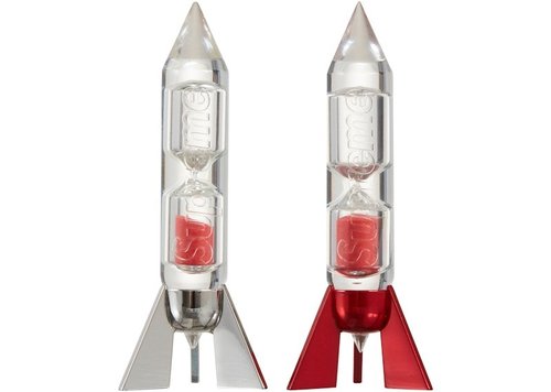 Supreme Rocket Timer Set of 2 - Red/Silver