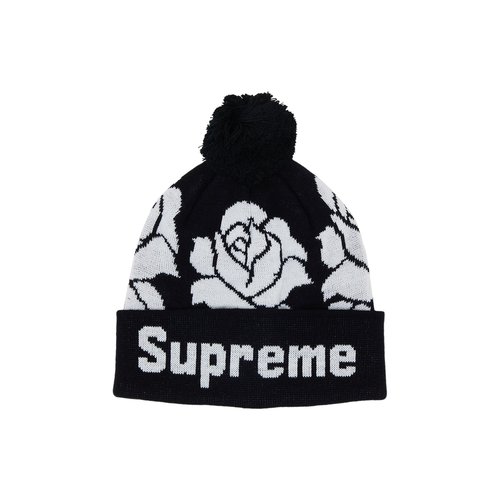 Supreme Rose Beanie - FW22BN52 BLACK