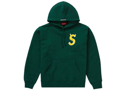 Supreme S Logo Hooded Sweatshirt FW22 - Dark Green