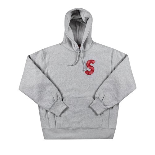 Supreme S Logo Hooded Sweatshirt - FW20SW30 HEATHER GREY