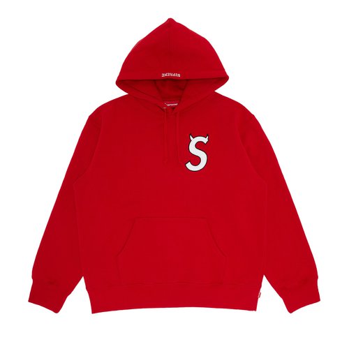 Supreme S Logo Hooded Sweatshirt - FW22SW36 RED