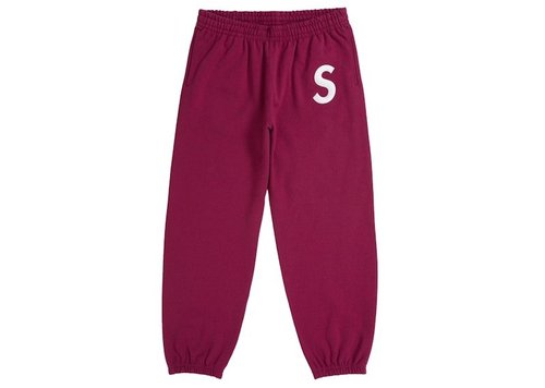Supreme S Logo Sweatpant FW25 - Red