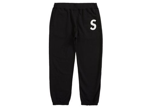 Supreme S Logo Sweatpant SS20 - Black