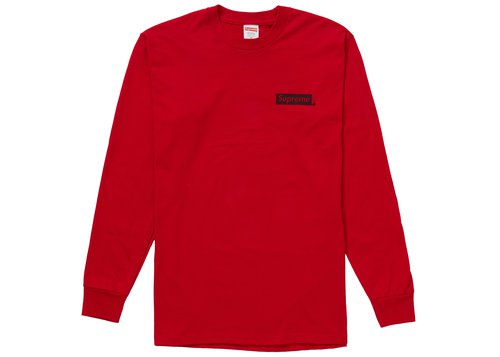Supreme Sac Unique Long Sleeve Tee Shirt - Red