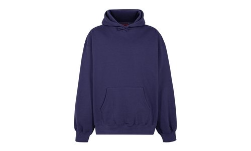 Supreme satin applique sweat 上L下M Supreme Supreme Satin Applique Hooded Sweatshirt FW24 Black
