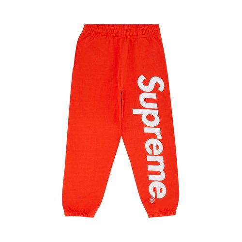 Supreme Satin Appliqué Sweatpant - FW24P48 BRIGHT ORANGE