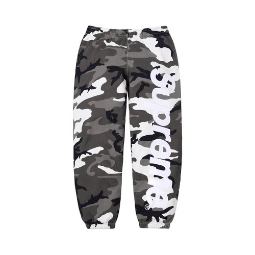 Supreme Satin Appliqué Sweatpant - SS26P92 SNOW CAMO