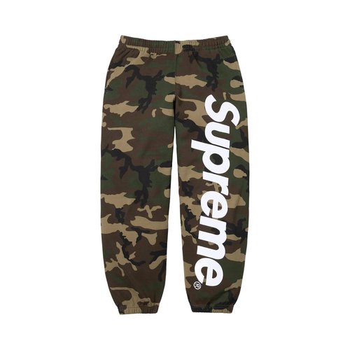 Supreme Satin Appliqué Sweatpant - SS26P92 WOODLAND CAMO