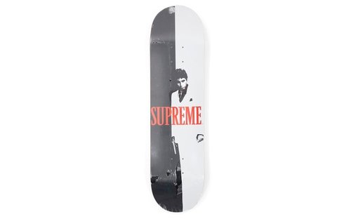 Supreme Scarface Split Skateboard Deck - Multicolor