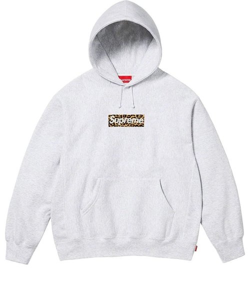 Supreme Shanghai Box Logo Hooded Sweatshirt - Grey - SUP-SS24-106