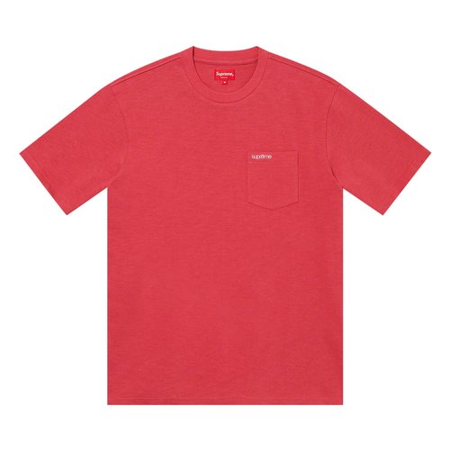 Supreme Short-Sleeve Pocket Tee - FW21KN88 RED