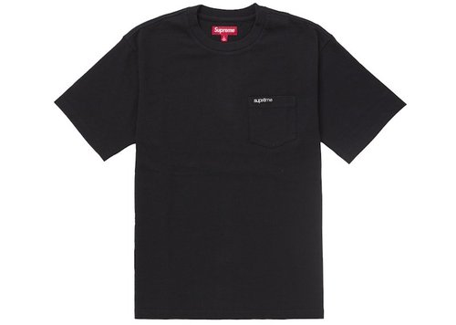 Supreme Short Sleeve Pocket Tee Shirt SS25 - Black
