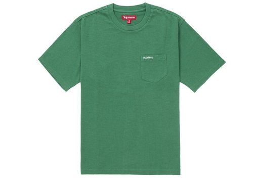 Supreme Short Sleeve Pocket Tee Shirt SS25 - Green