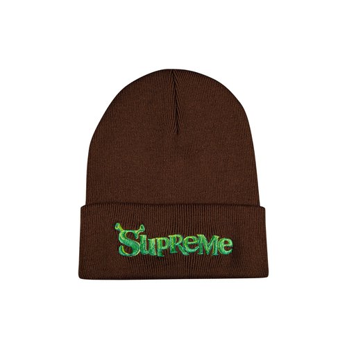 Supreme Shrek Beanie - FW21BN75 BROWN
