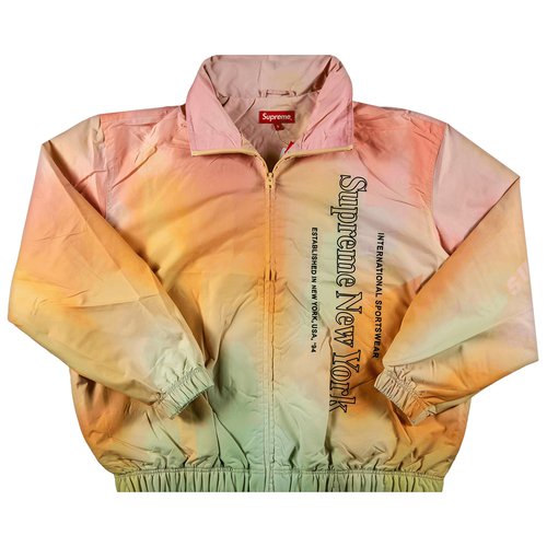 Supreme Side Logo Track Jacket 'Yellow Gradient' - FW20J80 YELLOW