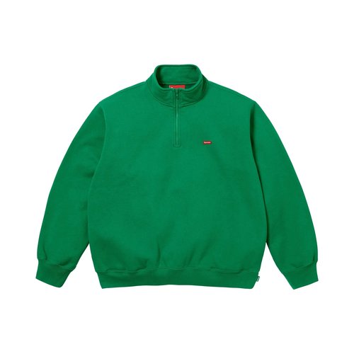Supreme Small Box Half Zip Pullover - SS26SW5 GREEN