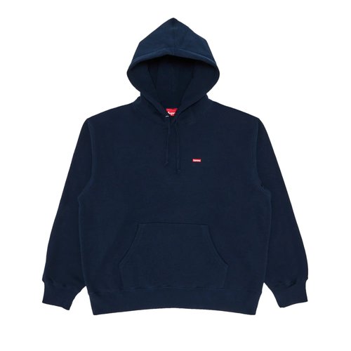 Supreme Small Box Hooded Sweatshirt - FW24SW13 NAVY