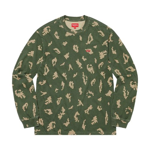 Supreme Small Box Long-Sleeve Tee - FW21KN31 OLIVE RUSSIAN CAMO