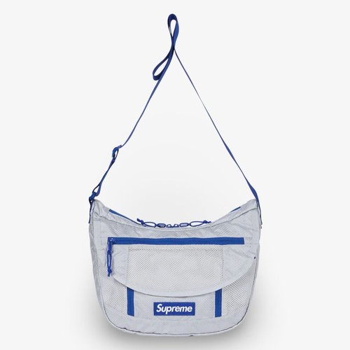 Supreme Small Messenger Bag Silver SS22 'SilverSeasonSpring/Summer