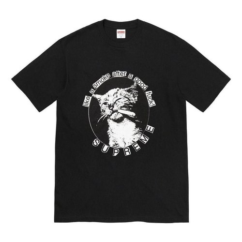 Supreme Smoke T-Shirt - Black/White - SUP-SS23-007