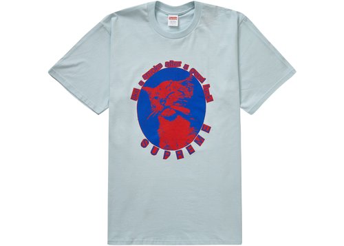 Supreme Smoke Tee Shirt SS23 - Pale Blue
