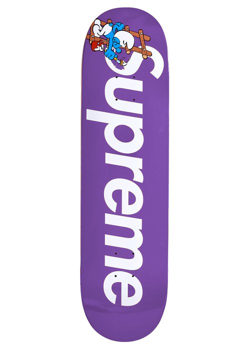 Supreme Smurfs Skateboard Red/Purple/Black Set 'Multicolor